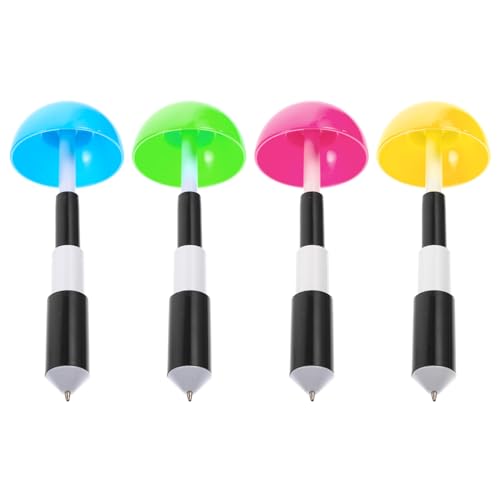 Stylo à bille champignon contre la perte de fournitures scolaires pour garçons et filles