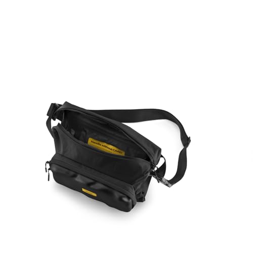 Crash Baggage Soft Crossbody – Travel Sling Bag with Multiple Pockets, Lightweight & Foldable Design, Water Resistant, Adjustable Strap, 9L - Black4