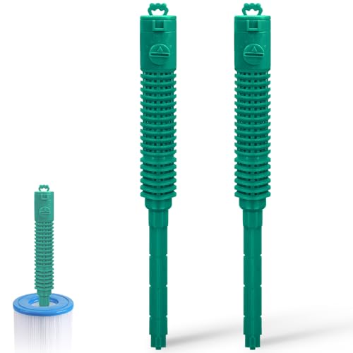 (Pack of 2) Replacement for Frog Filter Mate Mineral Cartridge, Prefilled Spa Stick Inserts for Hot Tubs, Reduces Chlorine/Bromine by 50%, Lasts 4 Months, Works for Frog Spa Sanitizing Systems