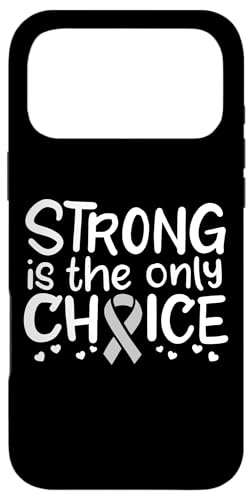 Brain Cancer Survivor Fighter Chemo �O���[���{�� �O���I�u���X�g�} �X�}�z�P�[�X iPhone 17 Pro Max �p