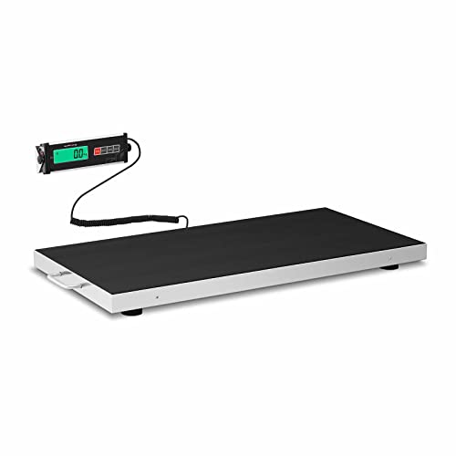 Steinberg Systems Balance Au Sol Électrique Professionnelle Industrielle Plateforme Pour Vétérinaire SBS-PS-300 (300 kg/100 g, kg/lb/oz, 95 x 50 cm, Écran LCD, Autonomie de 30 h)