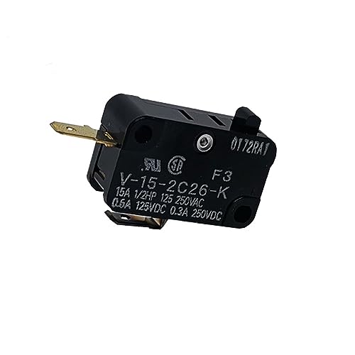 Interrupteur normalement fermé V-15-2C26-K grand modèle à 2 broches