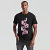 D&T Curled British Flag Union Jack T-Shirt | Great Britain Patriotic UK Souvenir Apparel for Men, Women & Kids 3-4 Years Black #4