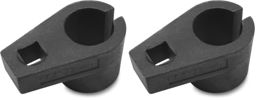 Image of Offset Oxygen Sensor Socket, 3 /8-Inch Drive, 7 /8-Inch (22mm), Wire Gate Accesses Sensor from Side, Preventing Damage to Wires, Universal for Most Cars (Pack of 2)