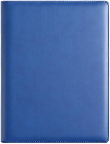 バインダーカバー付きバインダーシステム手帳日記帳ノートルーズリーフ2025年ビジネスノート B5 オフィス (ブルー)