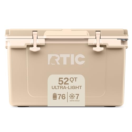 RTIC 52 Quart Ultra-Light Cooler for Outdoors