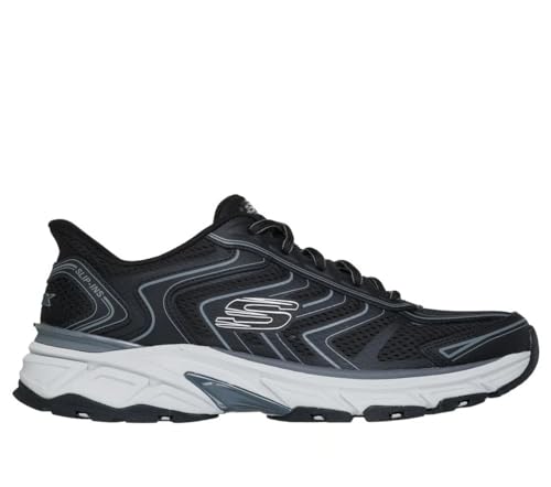 Skechers Wide Fit Man Slip-ins Stamina Sport 233150 Black/Charcoal US Size 102