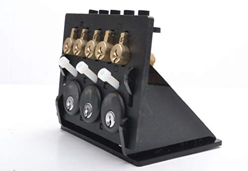 Locksport 8 Place Practice Station With Set and Full Set of Practice Locks