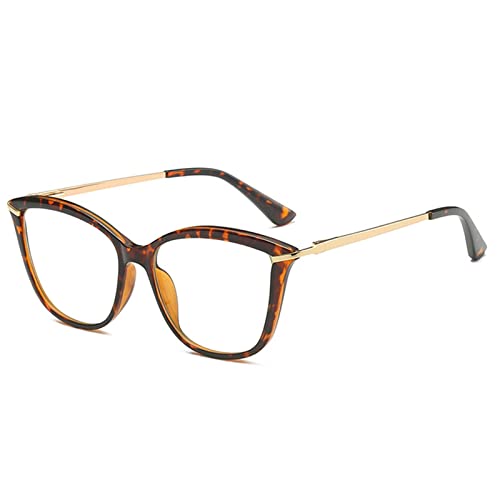 Occhiali da lettura da donna con montatura Cat Eye, eleganti occhiali da computer con blocco della luce blu, lettori con cerniera a molla TR90 (Colore : Nero, Dimensioni : 3.0 x)