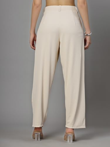 Image of UZARUS Women's Relax Fit Trouser 2 Pockets Baggy Pants