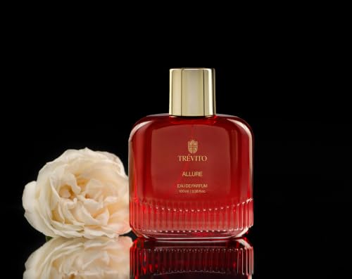 Image of TREVITO Allure Luxury Perfume for Women 100ml | Premium Long Lasting Eau de Parfum | Floral Fruity Fragrance for Women | Skin Friendly Scent | Perfect for Party, Date Night & Daily Wear