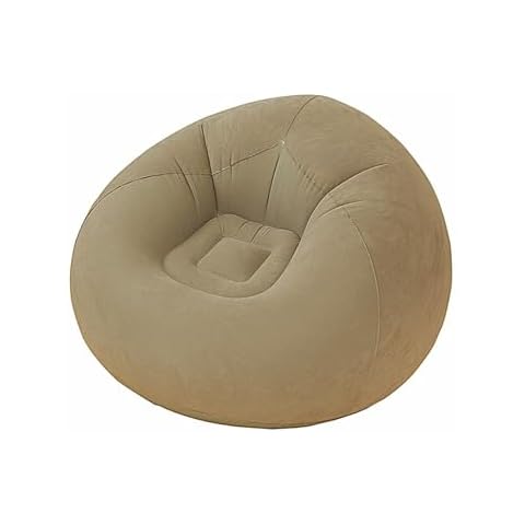 qiyue Inflatable Bean Bag Chairs - Bag Inflatable Lounge Chair Blow up Chairs Camping Chairs Inflatable Lazy Sofa Folding Portable Inflatable Chair for Living Room Bedroom Reading Room Cover