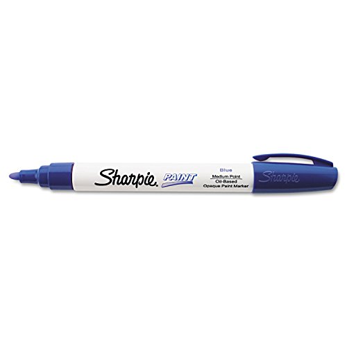 Sharpie marqueur à peinture à base d'huile pointe moyenne bleu