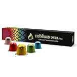 Cafféluxe Aluminum Coffee Pods – 10 Nespresso Compatible Capsules – A Taste of Italy – Variety Pack – Espresso Pods for Nespresso Machine