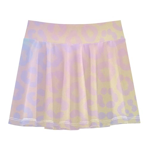 Athletic Skorts for Girls with Built-in Shorts Flowy Running Skirt for Little Girl Kids Pleated Skort with Pockets