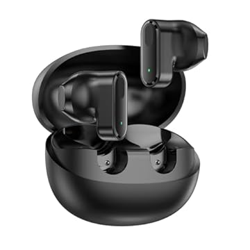 INAVA Fone de Ouvido Bluetooth 6.0 com 50h de Bateria: Driver 12mm com Bass Intenso, Projetado para Dormir de Lado e Conforto em Ouvidos Pequenos, Ideal para Sono e Academia (Preto)
