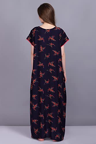 Image of Women's Alpine Mix Print Maxi Nightgown