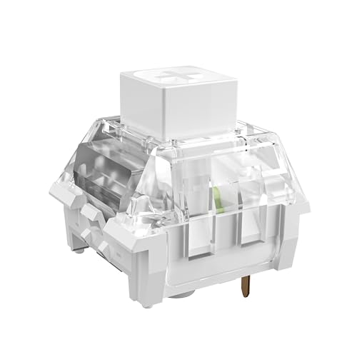 Switch Kailh Box Blanc commutateur MX étanche 50gf pour clavier custom