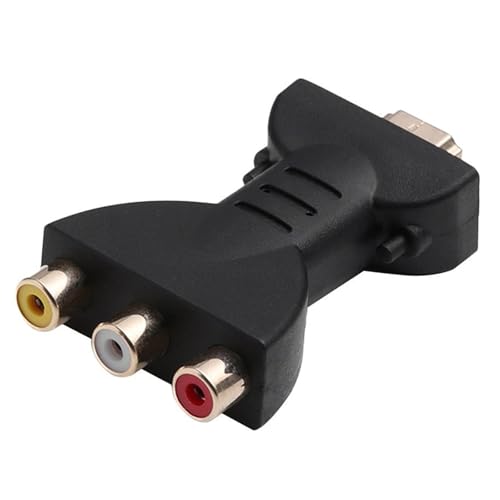 HDMI to AV Adapter, RGB Adapter 1080P HDMI to RGB for RCA Component Converter