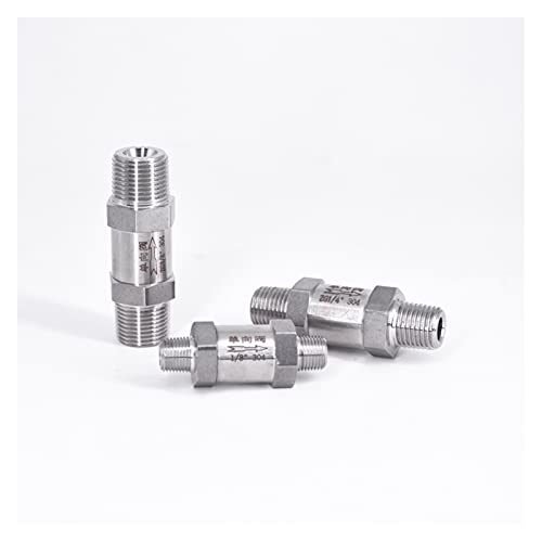 Robinet à bille d'arrêt d'eau chaude isolant pour éviter le reflux avec clapet inox 304