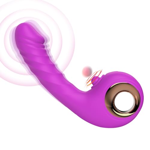 Vibratorse Vibromasseurs Feminin Puissant Vibromasseur Clitoridien Silencieux Realiste Femme Point G Sex ToýS Couple Anal Gode Vibro-Masseur Stimulateur 10 mode Clitoridien Realiste Violet