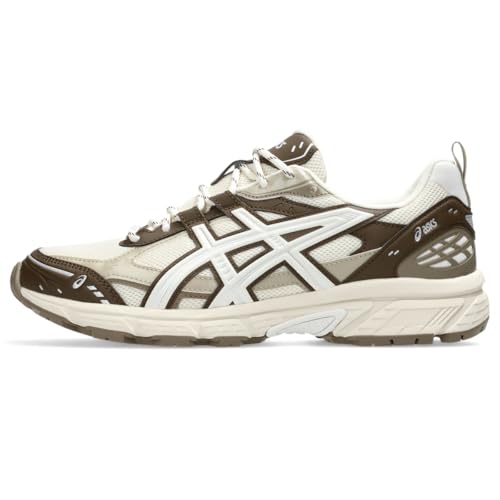 ASICS Unisex Gel-NUNOBIKI Sportstyle Shoes, 8M / 9.5W, Cream/Brown Storm