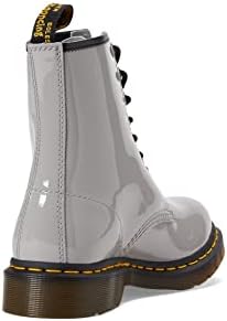 Dr. Martens Women's 1460 W Patent Lamper 8 Eye Boot, Zinc Grey, 8 | Image 4