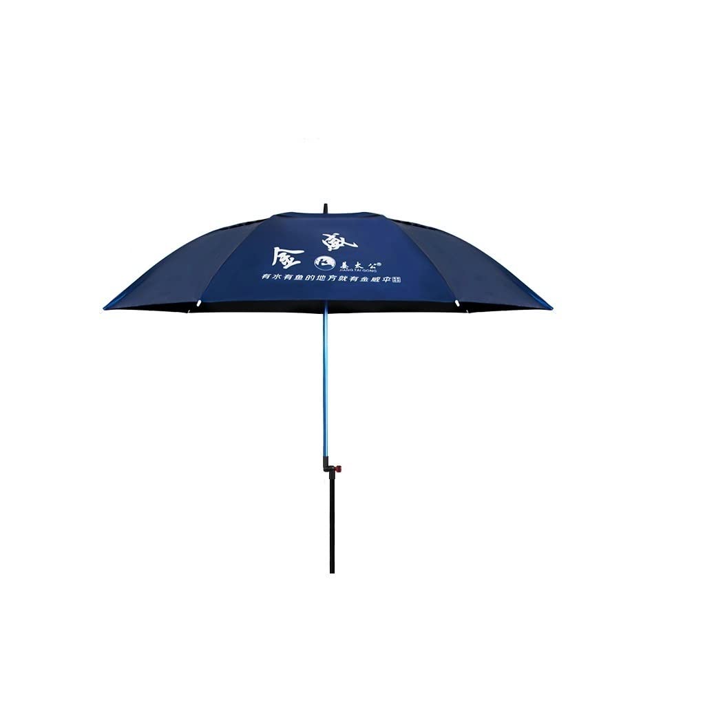 LNNW Parasol wędkarski duży parasol wędkarski podwójny deszczowy wiatr zagęścić parasol połowowy parasol połowowy parasol Wędkarstwo parasol (Color : A, Size : 1.8m)