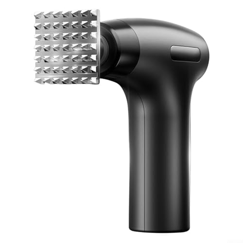 Eawfgtuw Batticarne elettrico professionale strumento da cucina in acciaio inossidabile Lama alimentata Martello per carne Strumento di preparazione per cucinare in casa essenziale per carne di manzo