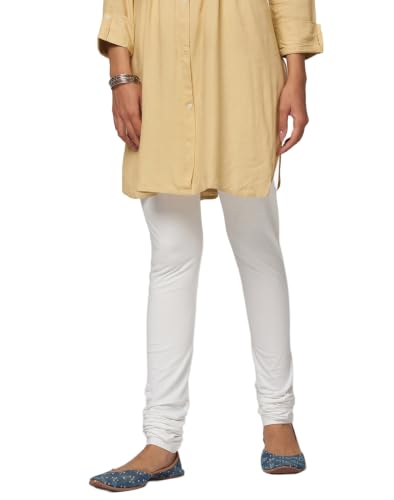 Image of Fabindia Womens Cotton Regular fit Churidar Pants
