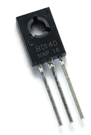 Electronic Spices Bd140 General-Purpose PNP Transistors pack of 10