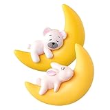 Toyvian 2個 水槽フロート フローティング 装飾 オーナメント 魚 水族館 形をした 小さい 人工的な 水槽の飾り 水槽浮遊月 水槽の付属品 水槽ムーンモデル タンク浮遊工芸品 樹脂