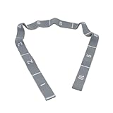 Stretchband für Übungen – Übungsband mit 10 Schlaufen, Kraftbänder, elastischer Fitnessgurt für Yoga, Pilates, Stretching, Krafttraining