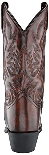 Laredo 68358 Stillwater Tan Black Square Toe Mens Western Cowboy Boots3
