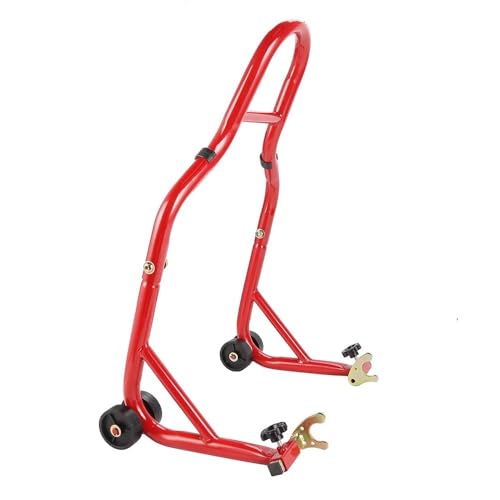 Outil réparation pneus béquille noire et support de roue arrière moto