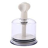 Milageto Chinese Body Cup Vacuum Twist Suction Cupping Device, Adjustable Negative of Professional Transparent Cup, 110x73mm