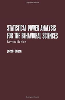 Hardcover Statistical Power Analysis for the Behavioral Sciences Book