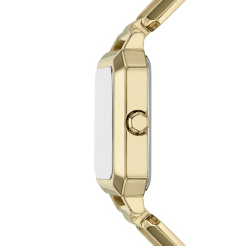 Image of Armani Exchange A|X Women's Watch, Square Three-Hand Stainless Steel Watch for Women