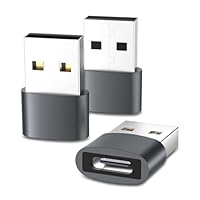 YISH Adapter USB C auf USB 2.0 (3 Stück) - USBC Buchse auf USBA Stecker Adapter Type C auf USBA Für Schnelllade Daten überweisen Für USB Ladegerät Computer Laptop Tablette Smartphone