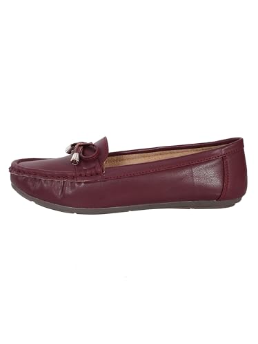 Image of Pluxh Women's Bow Detail Ballet Flats | Soft Cushioned Comfort Shoes | Lightweight Slip-On Footwear | Flexible Anti-Slip Sole | Office Flats