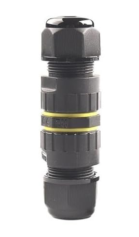 Wasserdichter Steckverbinder, 1 Stück IP68 M20 wasserdichter Kabelstecker – 2/3/4/5/6-polige Schraubverdrahtungsklemme for elektrische Licht-Anschlussdose(1Set 6P 5.0 9.0mm)