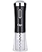 Ozeri OW02A-B Nouveaux Electric Wine Opener with Removable Free Foil Cutter, Elegant Black