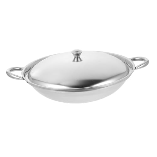 Olla Wok de Acero Inoxidable ULTECHNOVO con Tapa Versátil miniatura 1