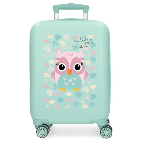 Roll Road Happy Pets Maleta de Cabina Azul 33x50x20 cms Rígido ABS Cierre de combinación Lateral 33L 2,35 kgs Equipaje de Mano