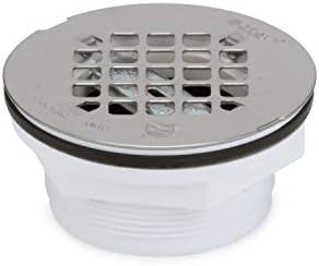 Oatey 2 in. 101 PNC PVC No-Calk Shower Drain with Stainless Steel Strainer