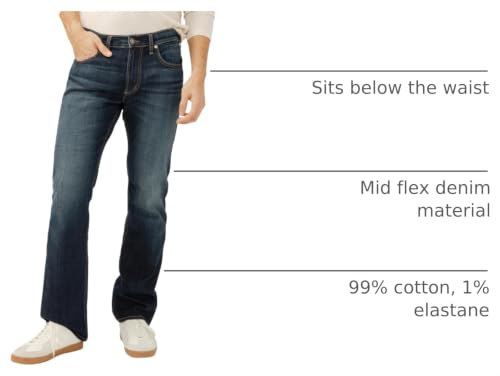 Image of Silver Jeans Co. Mens Jace Slim Fit Bootcut Jeans