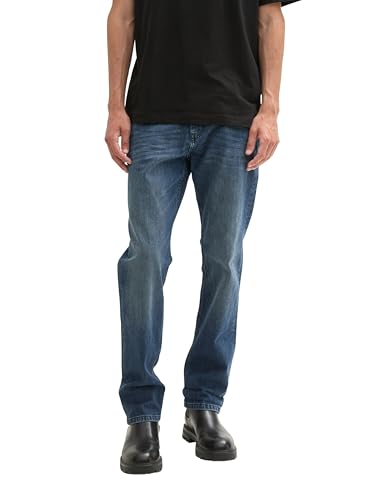 TOM TAILOR Herren Marvin Straight Jeans,10281 - mid Stone wash Denim, 31/34 – Ansicht 1