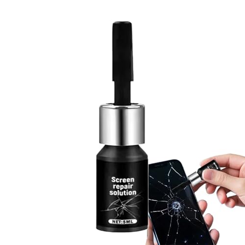Produit de Réparation Vitre Rayures et Fissures - Solution Rapide Universelle 5ml,Solution de Réparation pour Vitres à Domicile - pour Rayures et Vitres Cassées sur Fenêtre SUV Camion Miroir Maison