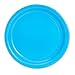 Juvale Disposable Paper Plates Cups & Napkins Set - 72-Piece Standard, Bright Blue, 24 9 In. Plates, 200 mL Cups & 2-Ply Napkins - Bright Blue Party Supplies - Sturdy, Absorbent & Easy Cleanup