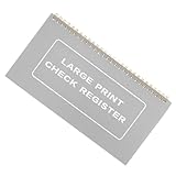 VILLCASE 2stücke Quittungsbuch Ausgabenbuch Sparbuch Zum Sparen Von Bargeld Girokonto-registerbuch Kontobuch Scheckbuch-transaktionsregister Girokonto-hauptbuch Scheckbücher Für